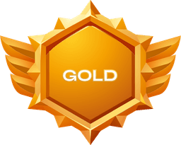Gold tier badge