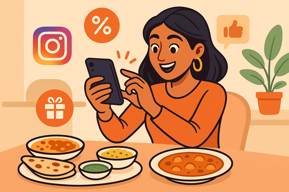 Instagram Sharing Discounts - Customer feature illustration