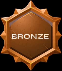 Bronze tier badge