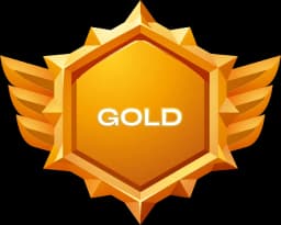 Gold tier badge