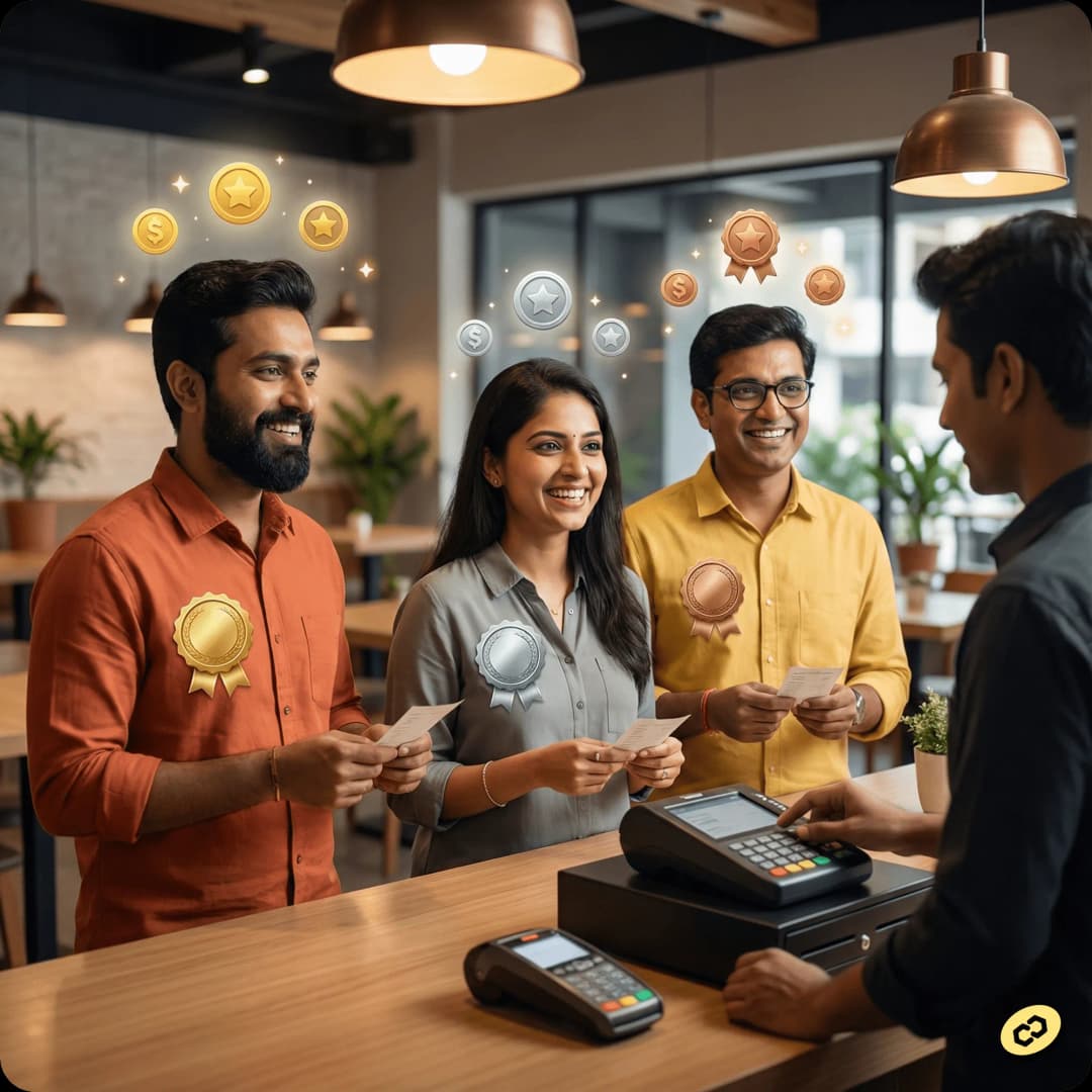 Tiered Reward Points - Customer feature illustration