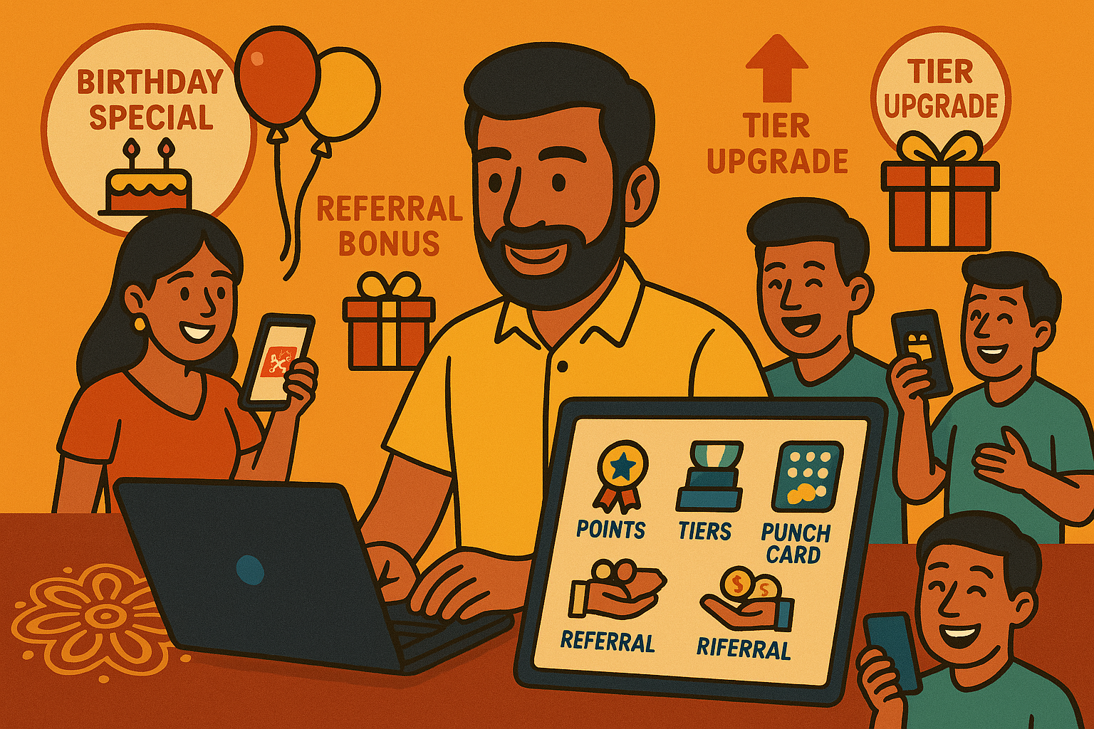 Customize your program with state-of-the-art loyalty schemes